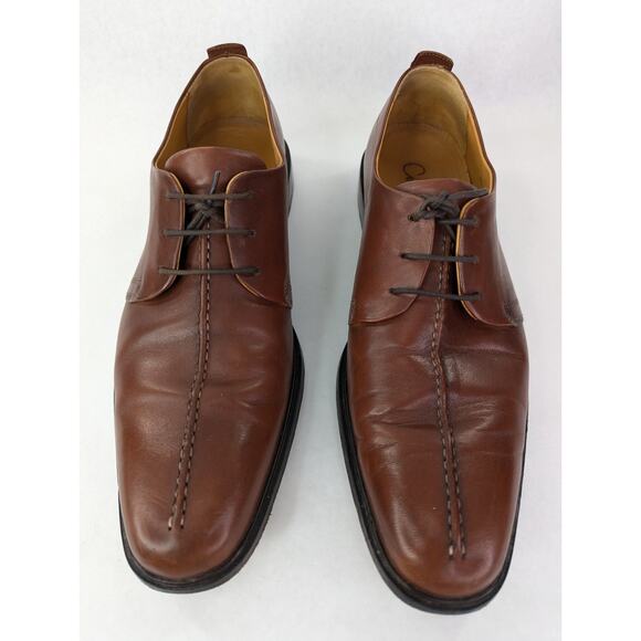 Cole Haan C06400 Men Brown Leather Oxford Center Seam Dress Shoes Size 11.5 M - Picture 10 of 10